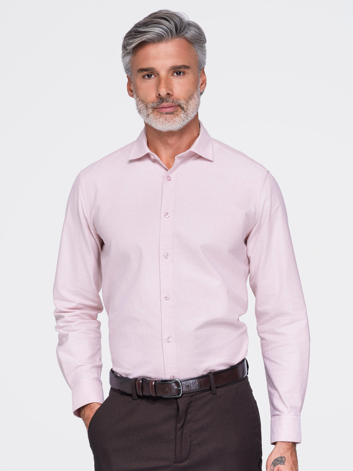 Meeste puuvillane oxford-särk Ombre Clothing - Image 1