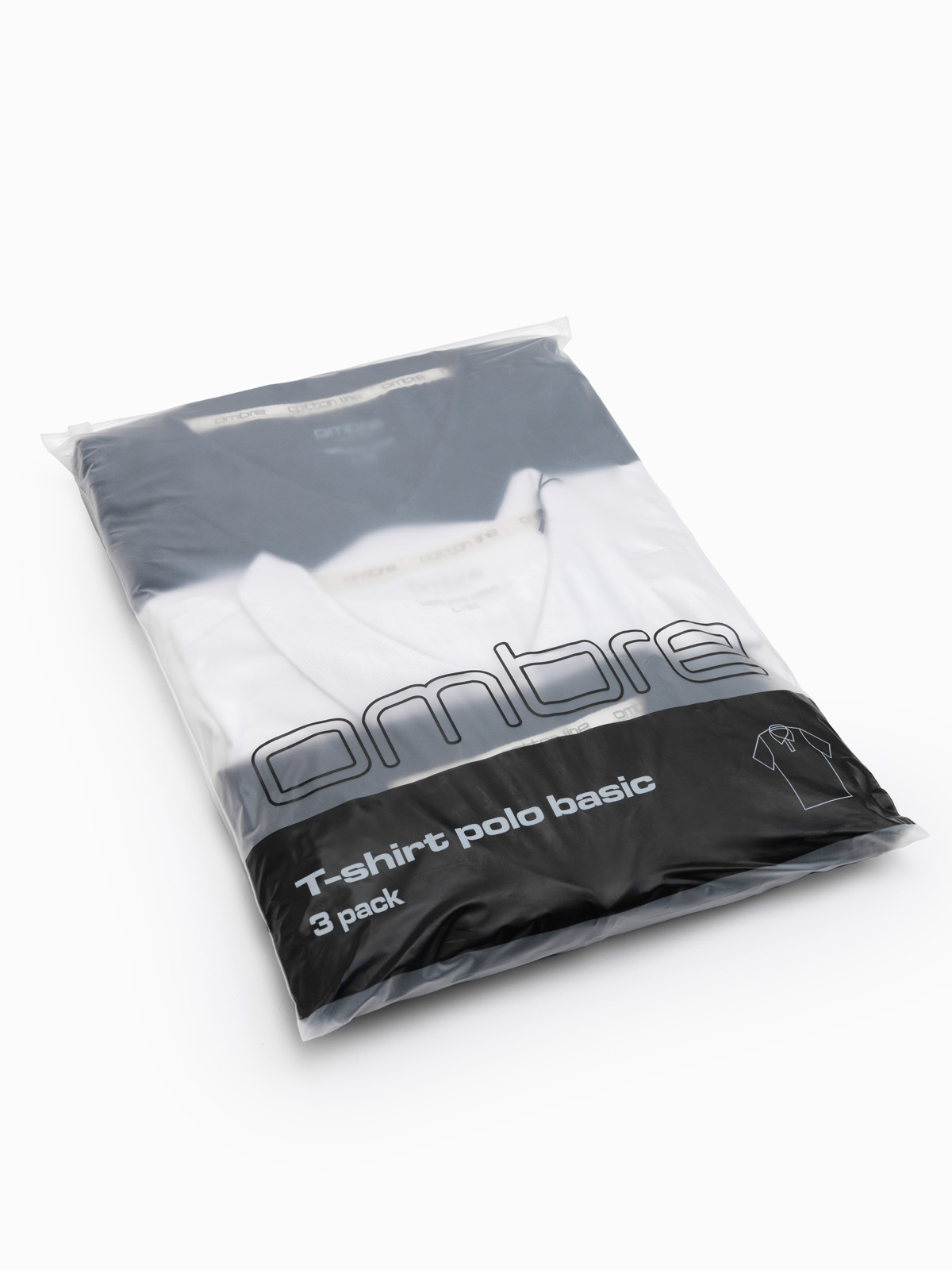 Meeste puuvillased polosärgid Ombre Clothing, 3 tk komplektis - Image 13