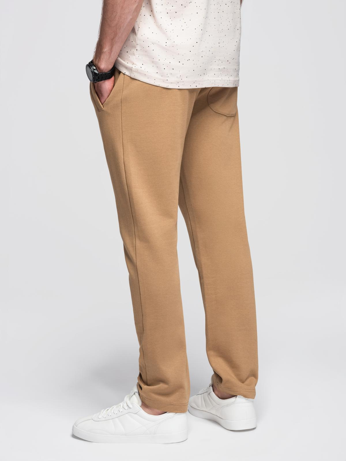 Ombre Clothing meeste puuvillased sirge lõikega dressipüksid - Image 16