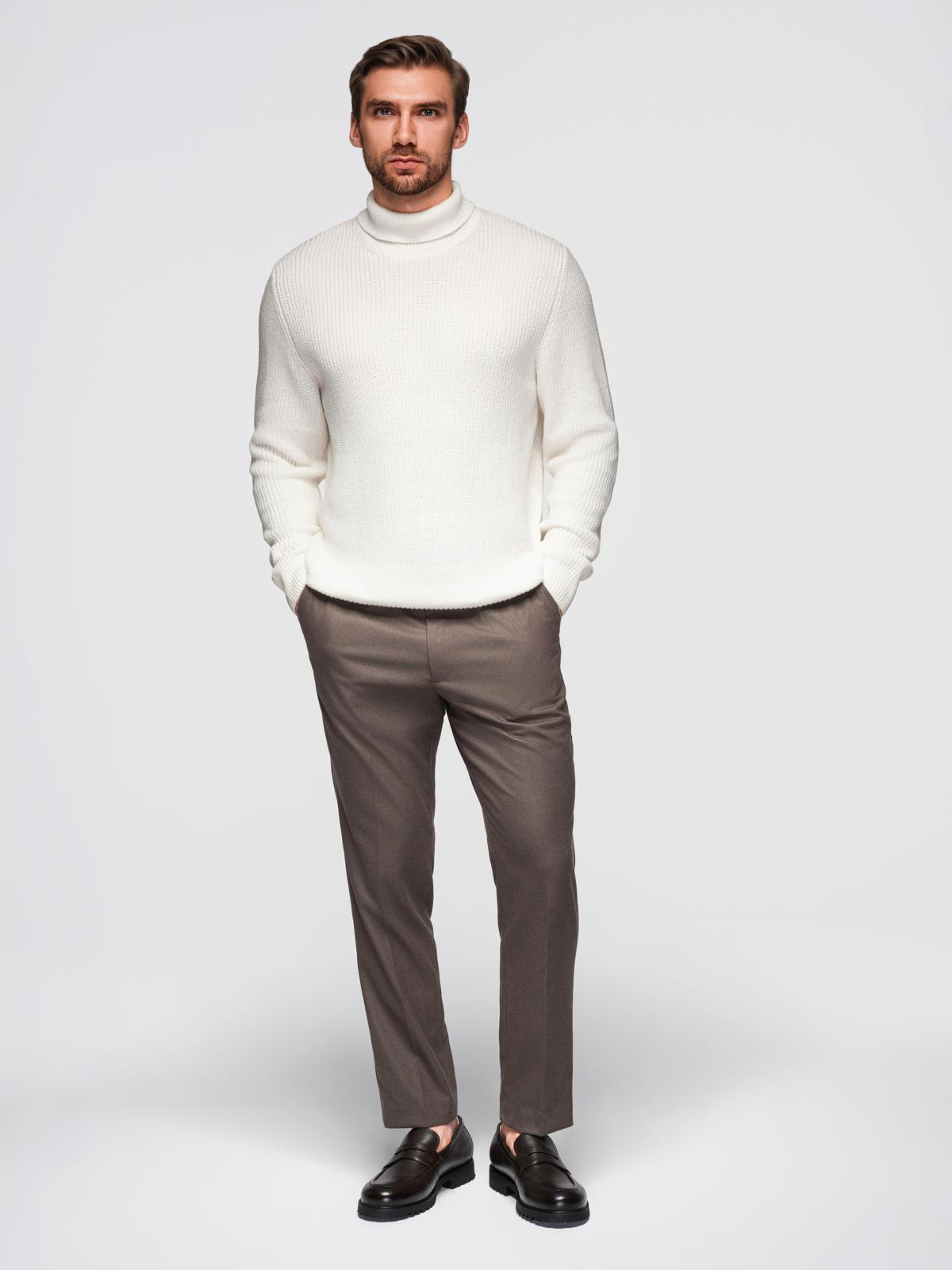 Ombre Clothing meeste kootud rullkaelusega kampsun - Image 3