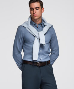 Meeste pikkade varrukatega triiksärk Ombre Clothing