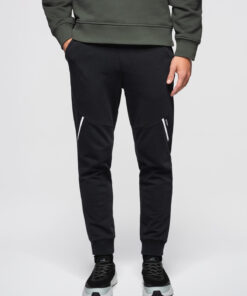 Ombre Clothing meeste dressipüksid pingutusnööriga