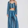 Ombre Clothing naiste pikk ažuurne kardigan - Thumbnail Image 6