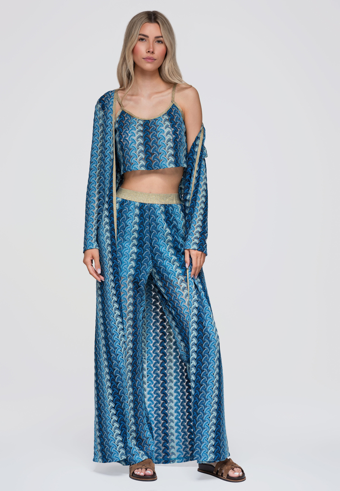 Ombre Clothing naiste pikk ažuurne kardigan - Image 6