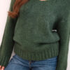 Naiste V-kaelusega kootud kampsun Kesi - Thumbnail Image 12