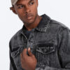 Ombre Clothing meeste puuvillane teksajakk - Thumbnail Image 3
