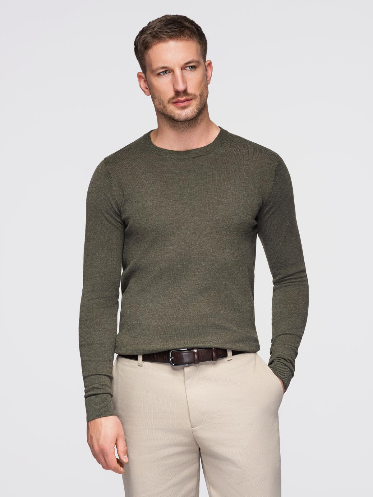 Ombre Clothing klassikaline ümara kaelusega meeste kampsun - Image 127
