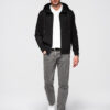 Ombre Clothing meeste lukuga kapuutsiga dressipluus - Thumbnail Image 4