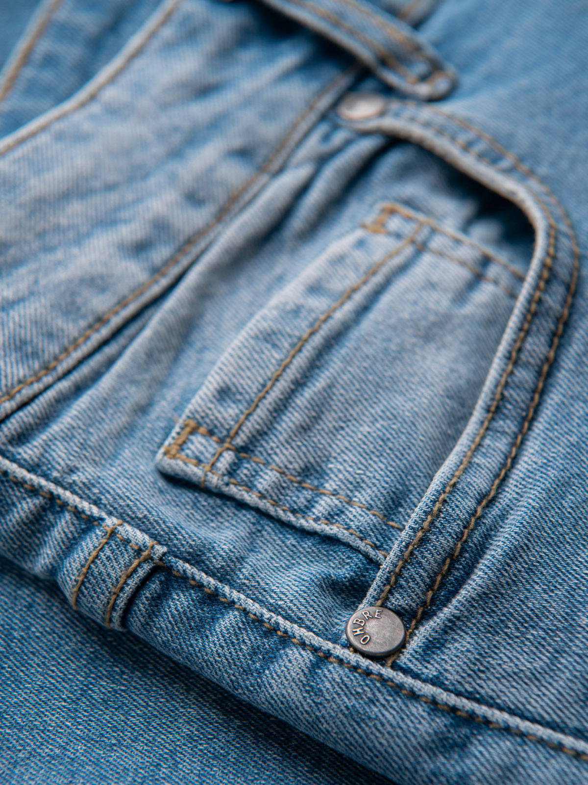 Ombre Clothing meeste teksapüksid kulutatud detailidega - Image 10