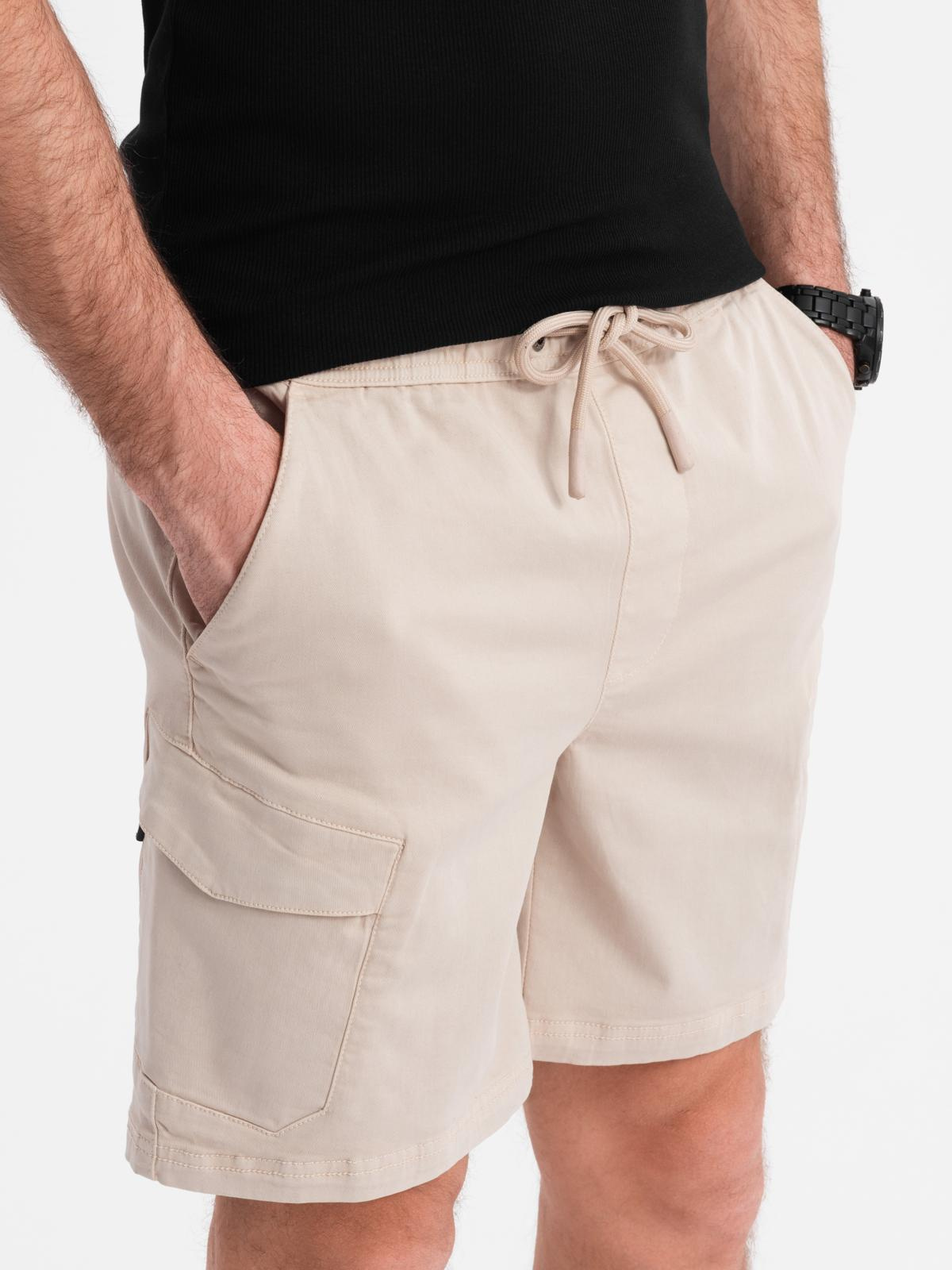 Ombre Clothing meeste lühikesed püksid nöörvööga - Image 2