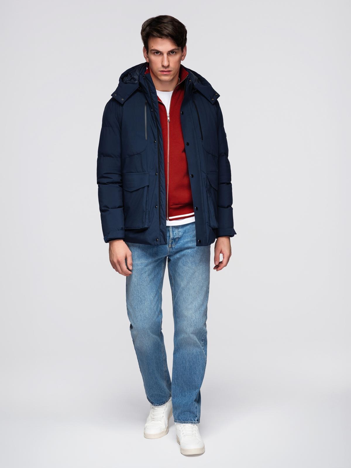 Ombre Clothing meeste puhvjakk kapuutsiga - Image 5