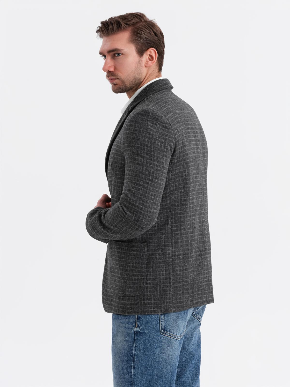 Meeste ruuduline pintsak Ombre Clothing - Image 7