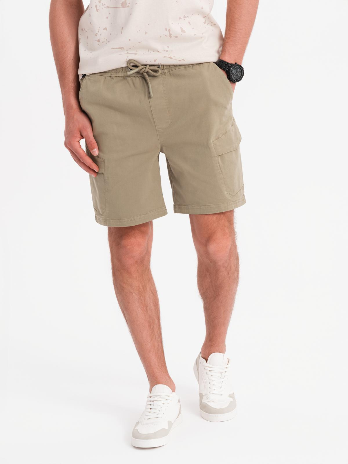 Ombre Clothing meeste lühikesed püksid nöörvööga - Image 16