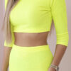 Soonikkoes naiste komplekt seeliku ja crop-top pluusiga - Thumbnail Image 4