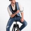 Meeste vest – sinine - Thumbnail Image 4