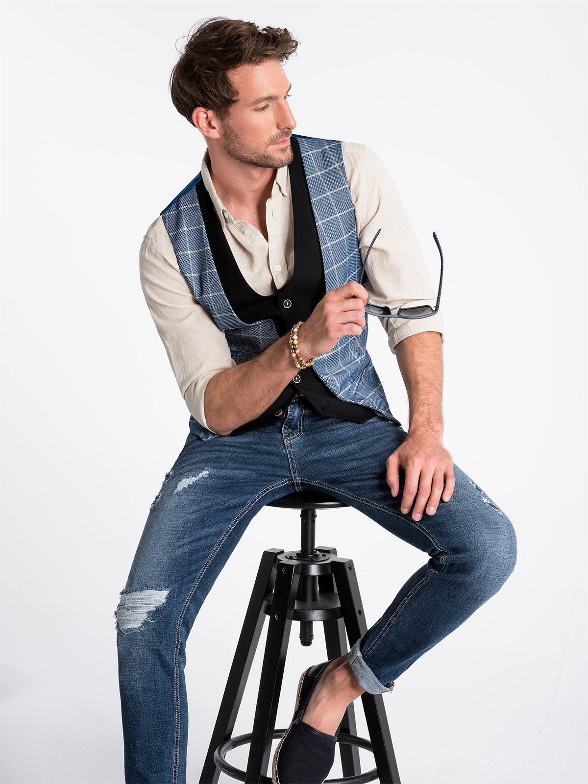 Meeste vest – sinine - Image 4