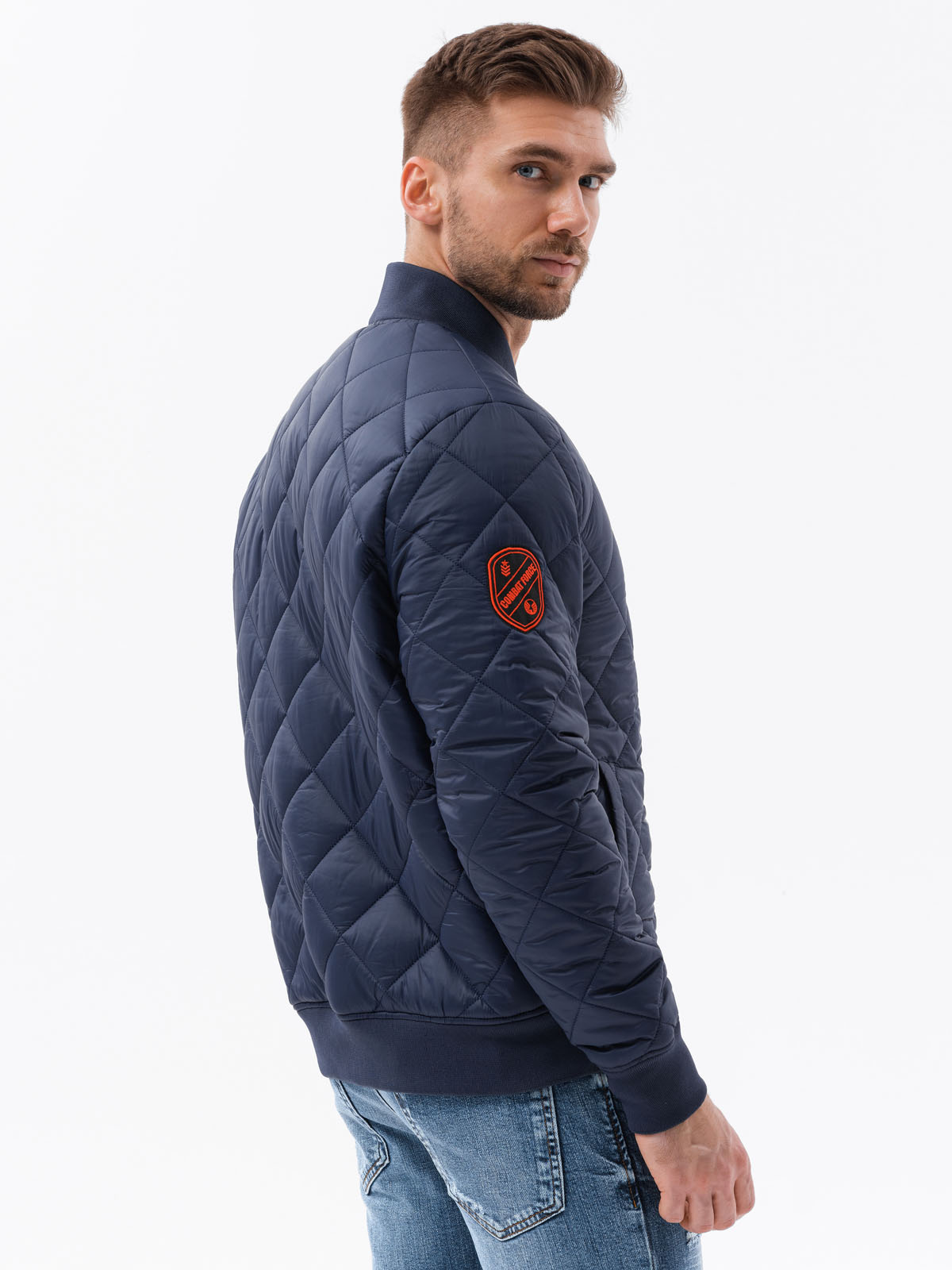Meeste tepitud bomber-jope Ombre Clothing - Image 9