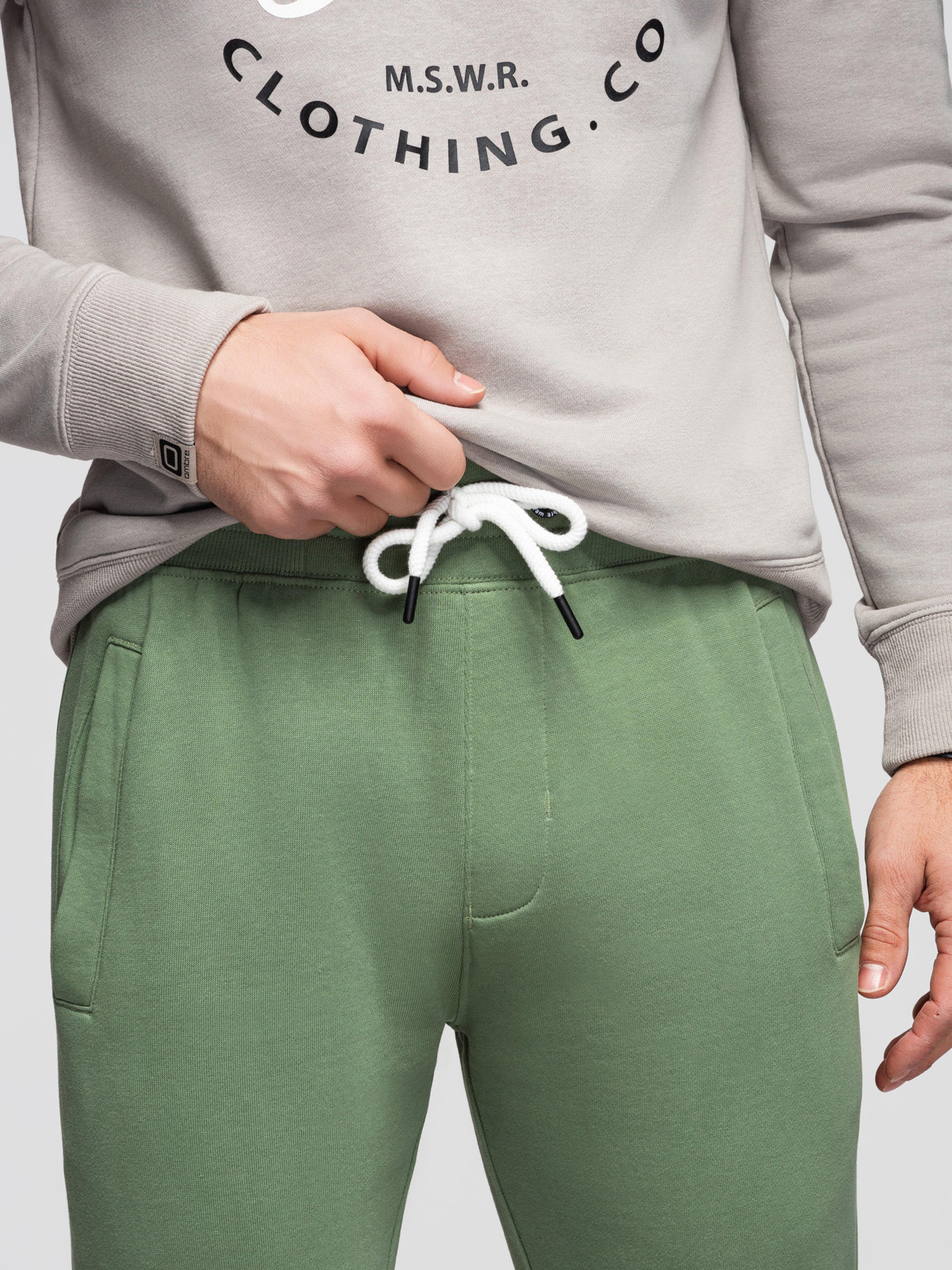 Meeste puuvillased dressipüksid Ombre Clothing - Image 24