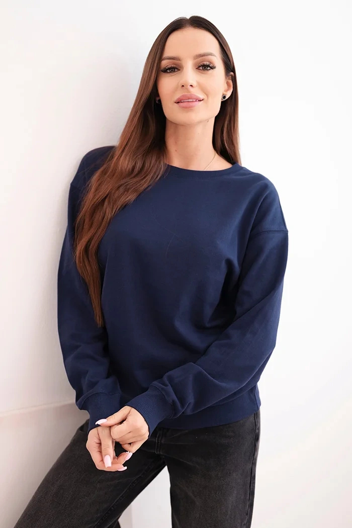 Kesi naiste puuvillane oversized dressipluus - Image 103