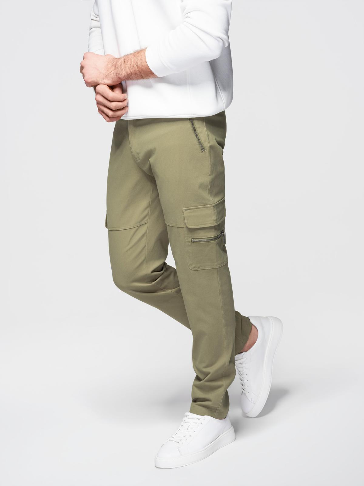 Ombre Clothing meeste cargopüksid lukuga taskutega - Image 10