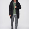 Ombre Clothing meeste kapuutsiga pikem jope - Thumbnail Image 5