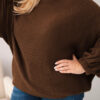 Naiste avara lõikega kampsun villaseguga Kesi Plus Size - Thumbnail Image 14