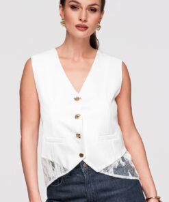 Larica naiste vest pitsdetailiga