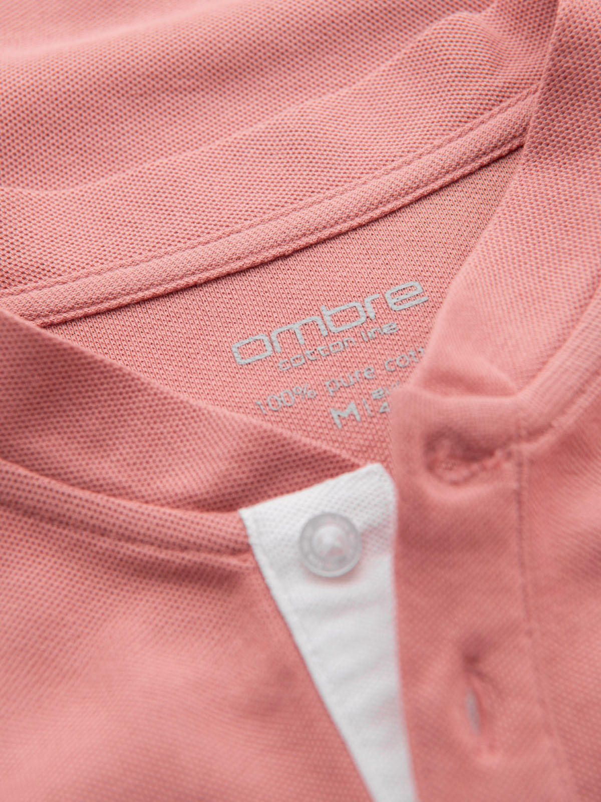 Meeste püstkrae ja nööpidega polosärk Ombre Clothing - Image 179