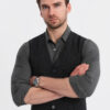 Meeste nööpidega vest Ombre Clothing - Thumbnail Image 2