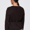 Ombre Clothing naiste nööpidega kootud kampsun seotava vööga - Thumbnail Image 11