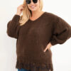 Naiste plus-size kampsun pitsäärega - Thumbnail Image 5