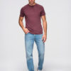 Ombre Clothing meeste nööpidega Henley T-särk - Thumbnail Image 18