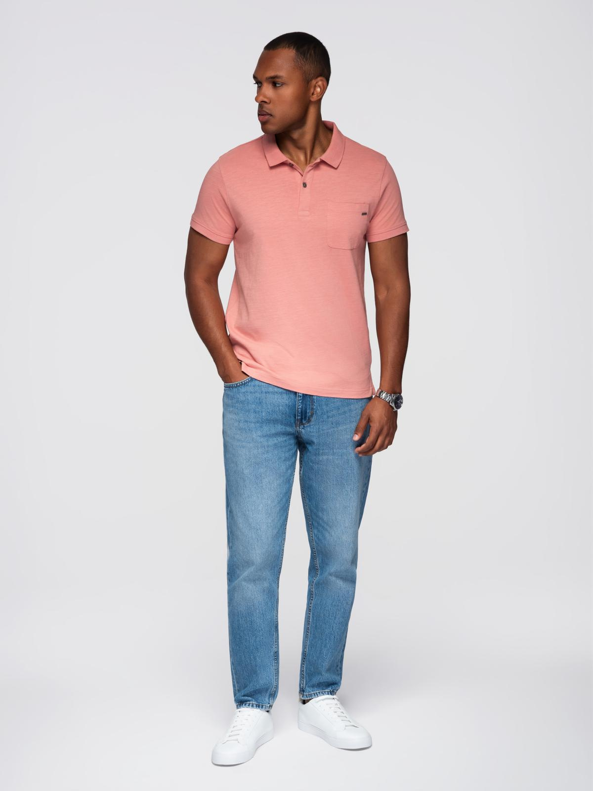 meeste polo t-särk - maroon v6 s1744 - Image 27