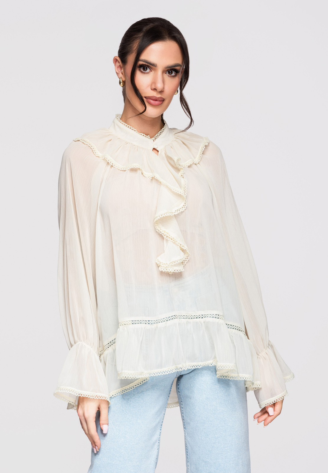 Larica volangidega peplum-pluus - Image 20