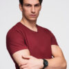 Ombre Clothing meeste V-kaelusega T-särk - Thumbnail Image 58