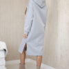 Soe kapuutsiga pikk dresskleit Kesi - Thumbnail Image 3
