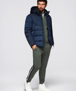 Ombre Clothing meeste tepitud kapuutsiga talvejakk