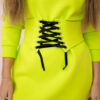 Kesi pikkade varrukatega dresskleit seotava vööosaga - Thumbnail Image 4