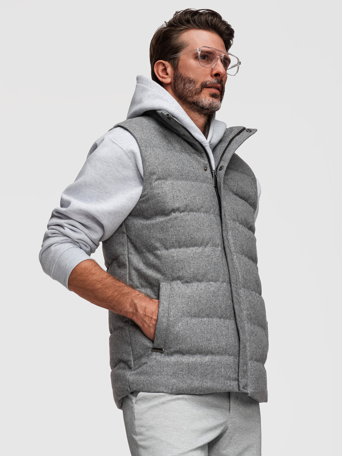 Meeste tepitud vest Ombre Clothing - Image 23
