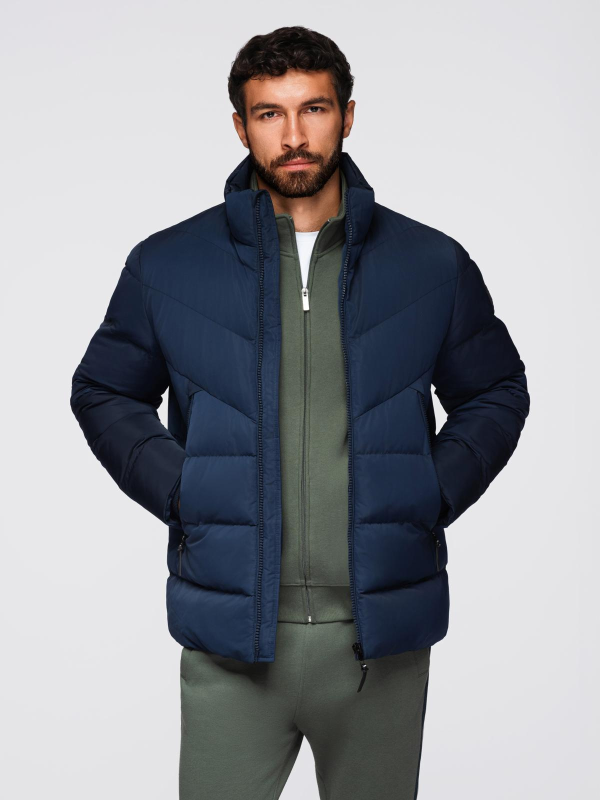 Ombre Clothing meeste tepitud kapuutsiga talvejakk - Image 6