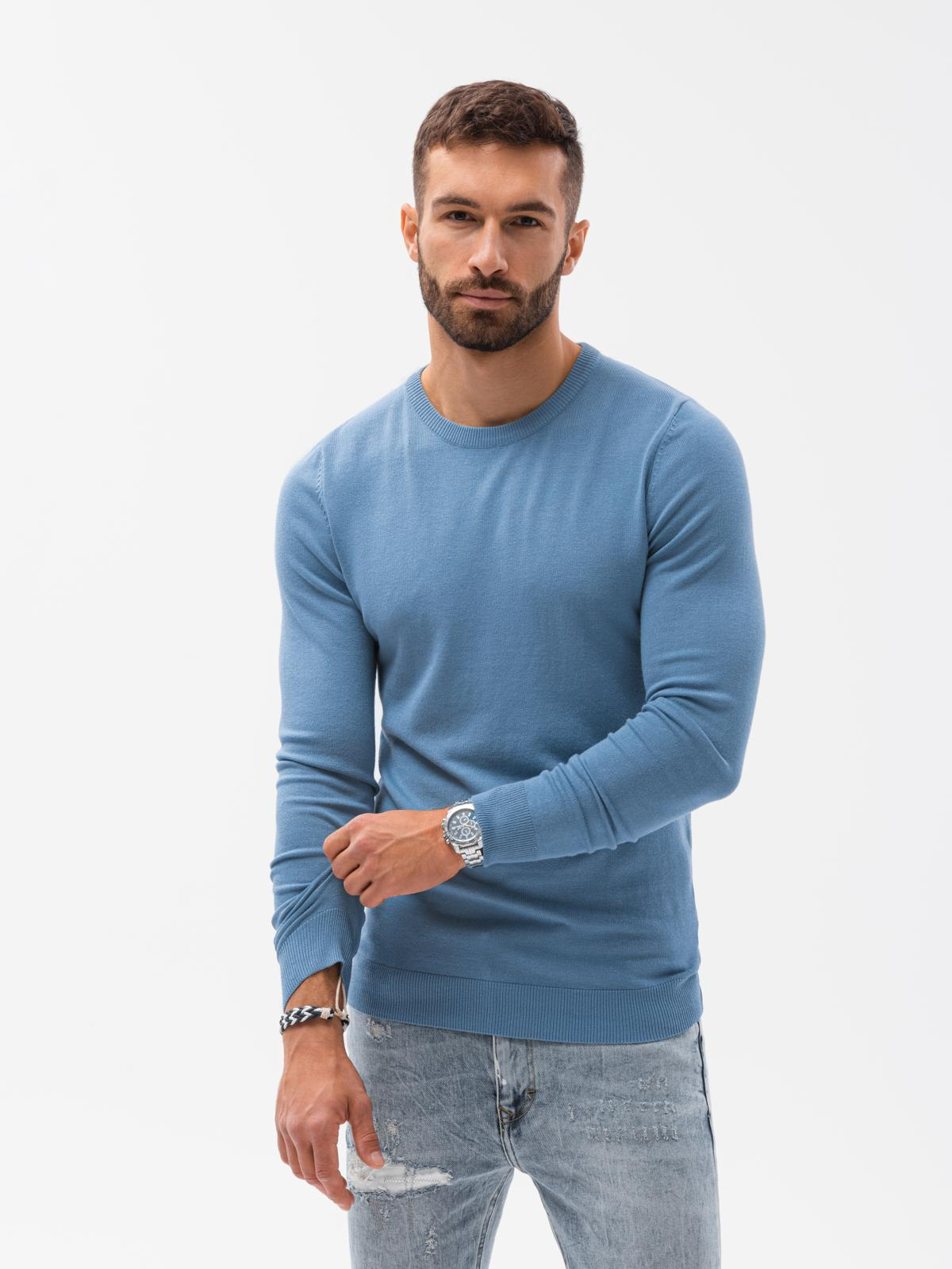 Ombre Clothing klassikaline ümara kaelusega meeste kampsun - Image 154