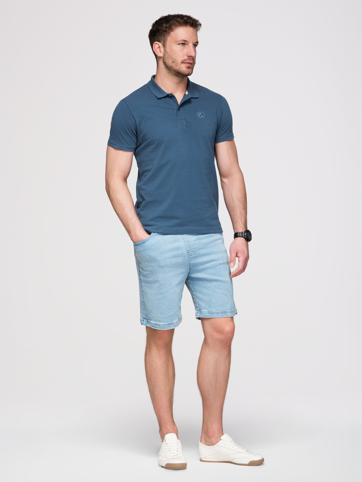 Meeste puuvillased polosärgid Ombre Clothing, 3 tk komplektis - Image 17