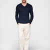 Ombre Clothing meeste V-kaelusega kampsun - Thumbnail Image 46
