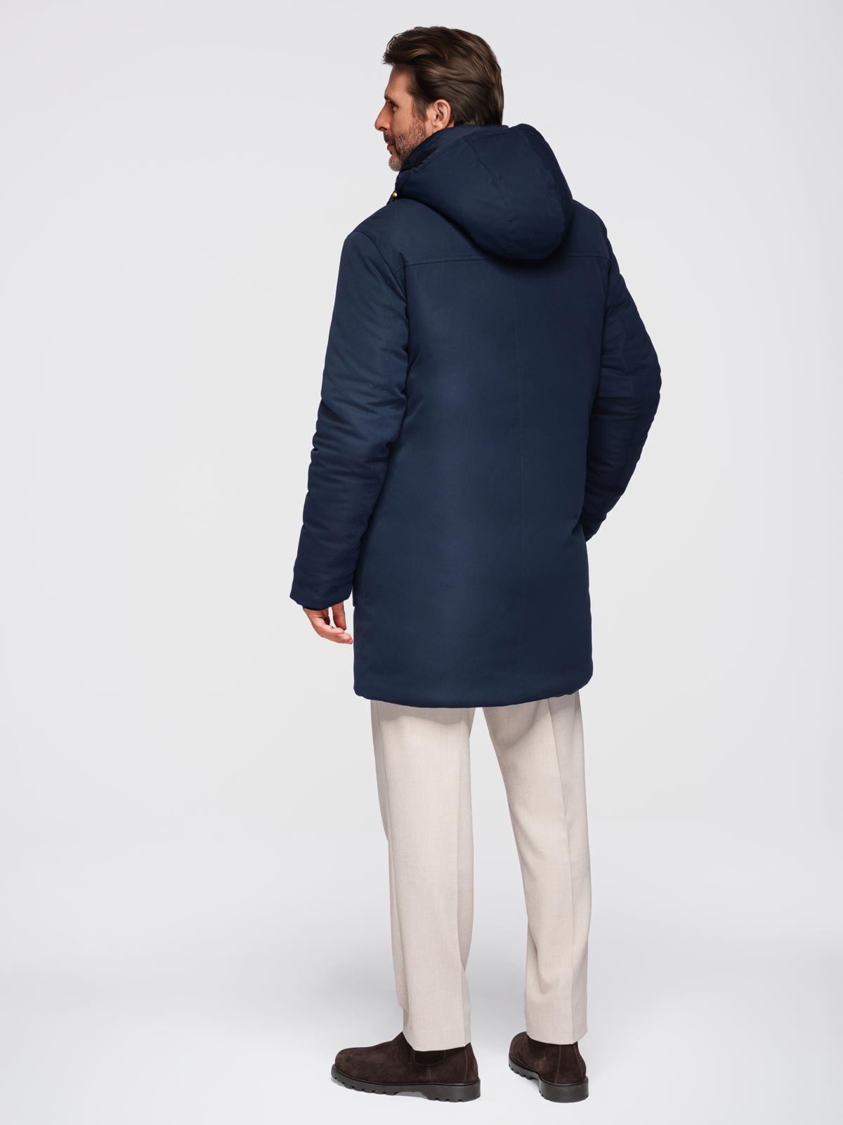 Ombre Clothing meeste kapuutsiga pikem jope - Image 20