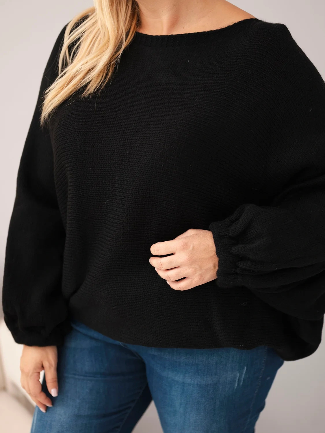 Naiste avara lõikega kampsun villaseguga Kesi Plus Size - Image 49