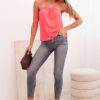 Naiste puuvillane topp paelaga - Thumbnail Image 10