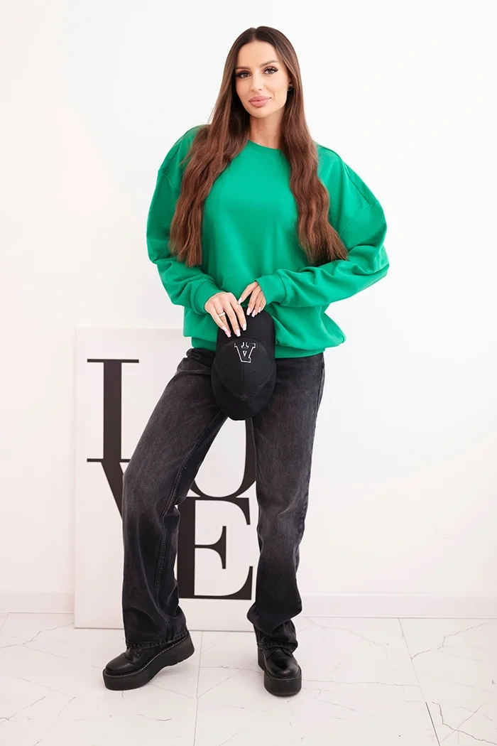 Kesi naiste puuvillane oversized dressipluus - Image 45