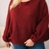 Naiste avara lõikega kampsun villaseguga Kesi Plus Size - Thumbnail Image 37