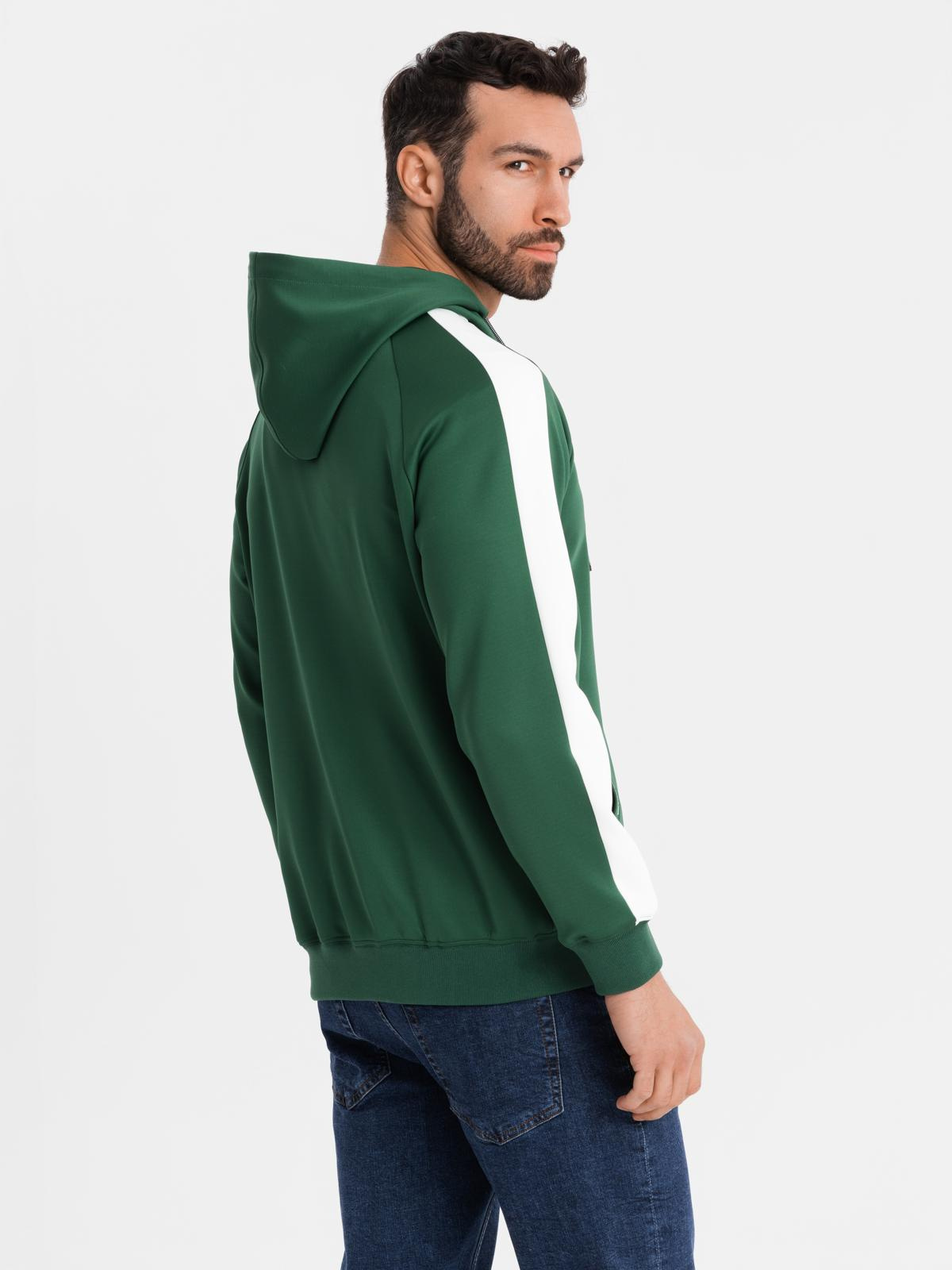 Ombre Clothing meeste lukuga pusa püstkrae ja triipudega - Image 55