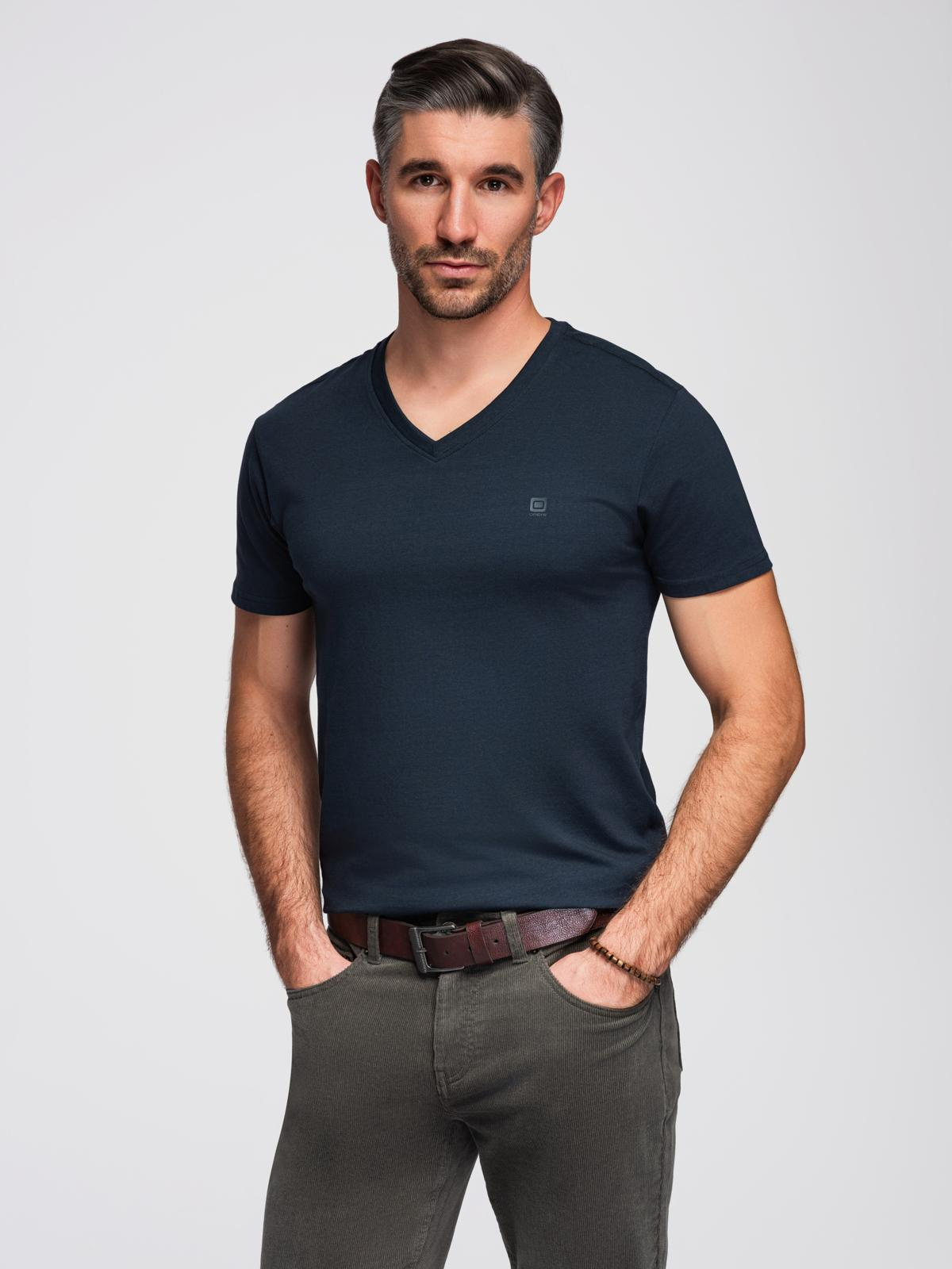 Meeste V-kaelusega T-särk Ombre Clothing - Image 10